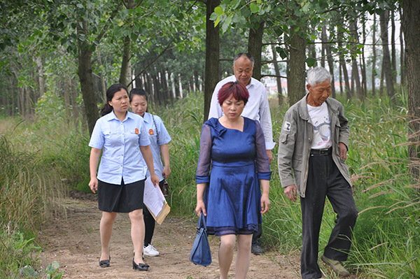 耦耕法庭： 田头量地当场定纷争-雉水网