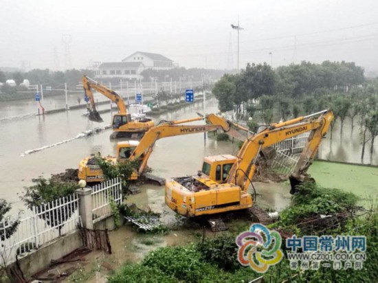 京杭运河超警戒1.92米常州航道坚守一线-雉水网
