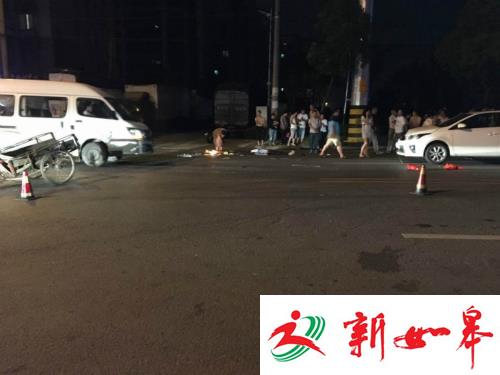 如皋城北市场附近发生一起车祸 一名老人被撞抢救无效身亡-雉水网