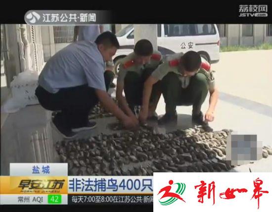 盐城一男子非法捕杀野生鸟类400余只被拘-雉水网