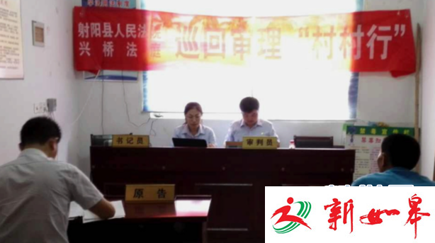 射阳法院兴桥法庭村部巡回审理鸡鹅纠纷-雉水网