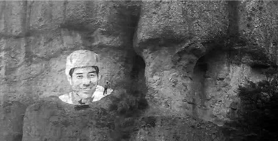 女驴友崖壁绘男神巨像续：部分网友吁留下-雉水网