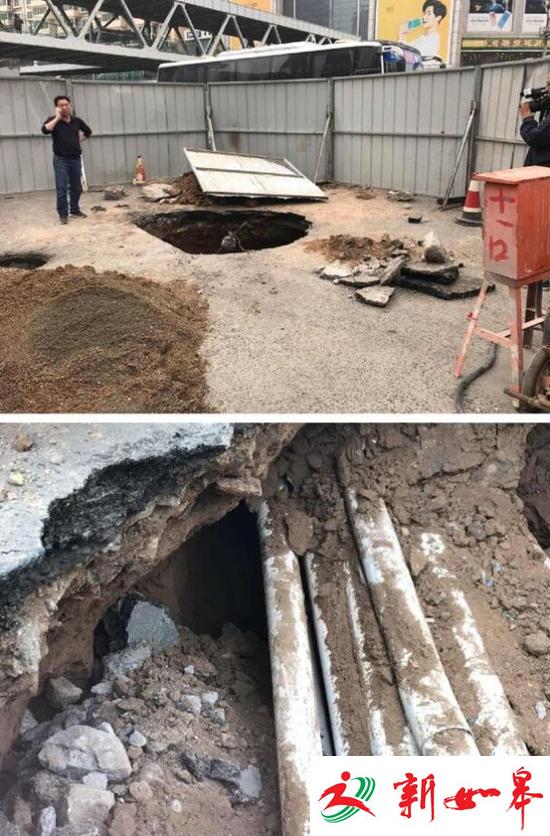 兰州再现路面塌陷:约两平米左右 官方正排查-雉水网