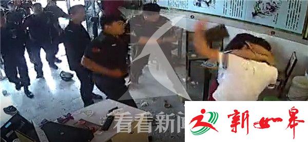 上海浦江镇一饭店员工遭穿制服人员殴打 已有10人被刑拘-雉水网