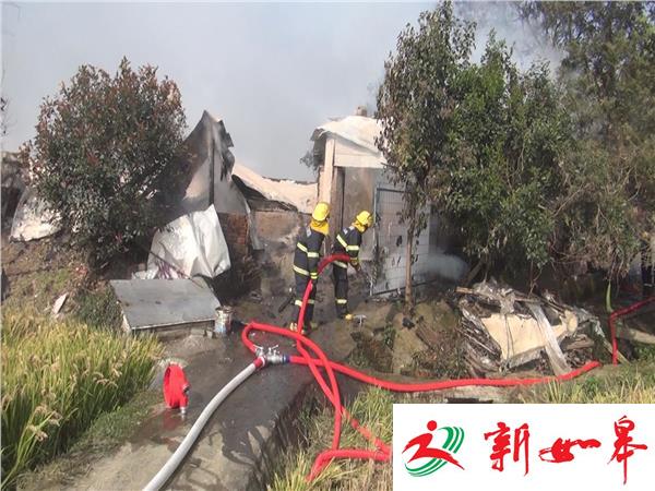 灶膛火未灭离家做工 掉落火星引燃柴草家中财物付之一炬-雉水网