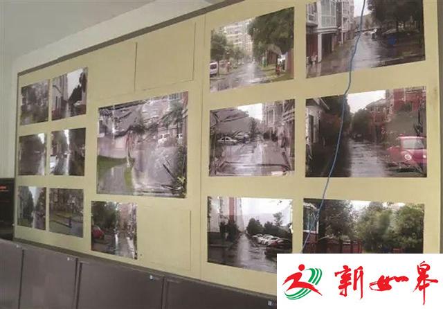 江苏一小区监控坏了来不及修 物业用小区照片贴屏-雉水网