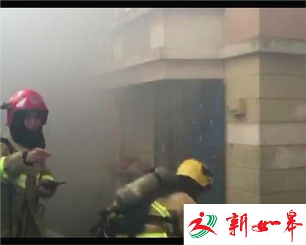 小区住家突发大火 所幸无人伤亡-雉水网