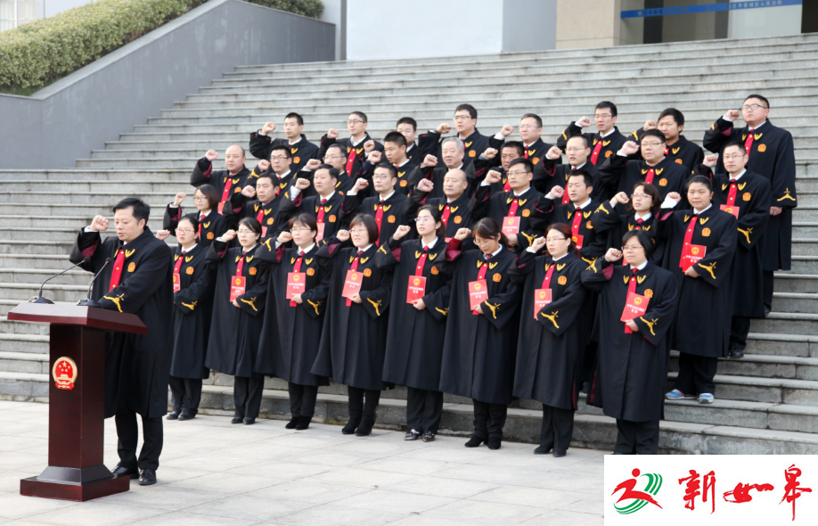宿城法院举行“国家宪法日”法官宣誓仪式-雉水网