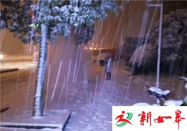 淮安降瑞雪 飞雪贺新春-雉水网