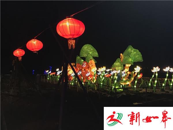 上灯啦！南京湖熟多样灯组流光溢彩-雉水网