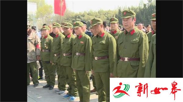 60余名抗战老兵走进烈士陵园 看望曾经的战友-雉水网