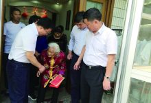 如城街道宏坝社区 重阳节慰问百岁老人-雉水网