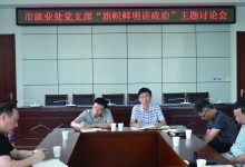 如皋市就业处召开“旗帜鲜明讲政治”专题讨论会-雉水网