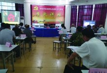如城街道城南社区举办“旗帜鲜明讲政治”专题党课-雉水网