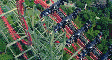 过山车的花式挑战你玩过吗？这个4月一起翻滚吧