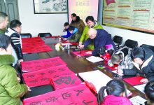 如城街道宏坝社区 开展缤纷的冬日写春联送祝福活动-雉水网