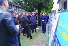 安徽六安一行来迎新社区考察城市管理示范社区创建工作-雉水网