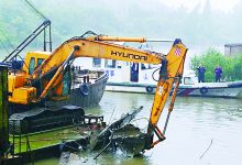 如海运河如皋段清除无主沉船80艘-雉水网