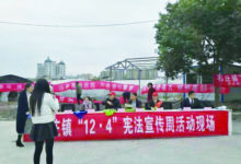 如皋石庄法庭开展国家宪法日宣传周活动-雉水网