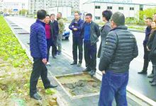 如城街道许庄社区迎接上级部门视察文明城市创建工作-雉水网