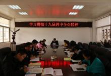 市技工学校党总支传达学习党的十九届四中全会精神-雉水网