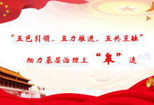 “五色引领、五力推进、五共互融”， 助力基层治理上“皋”速-雉水网