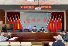 如皋法院乡镇巡回开庭鲜活普法-雉水网