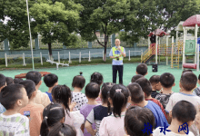 “幼”见交警  安全“童”行 ——交警进车如皋市长江镇马湖幼儿园宣讲活动-雉水网