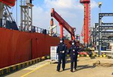 新年新纪录，如皋边检站护航靠泊最大 化工品船舶靠港作业-雉水网