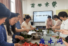 浓情端午“师”意飘香 ——如皋市如城大明幼儿园工会教职工包粽子活动-雉水网