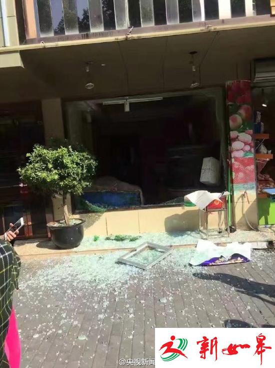 浙江温州一店面发生煤气爆炸6人受伤