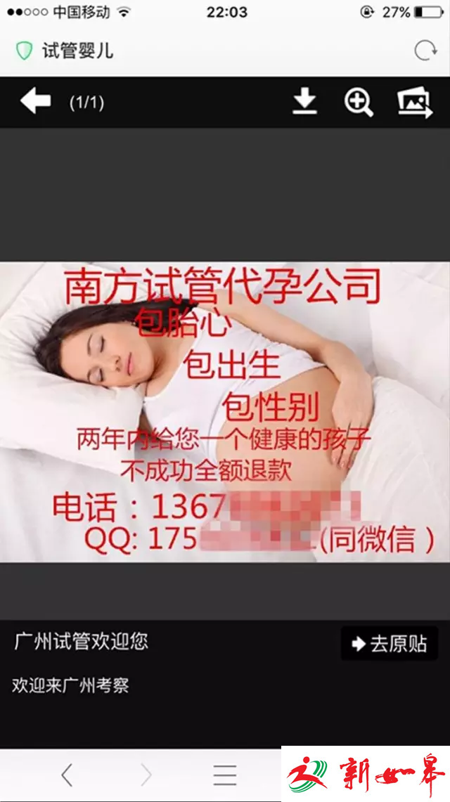 揭试管婴地下卵源:多来自名校 标生理期父母身高