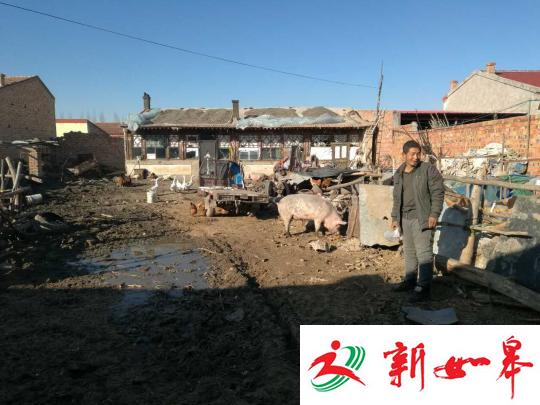 图为董计刚家的院子。　张林虎 摄