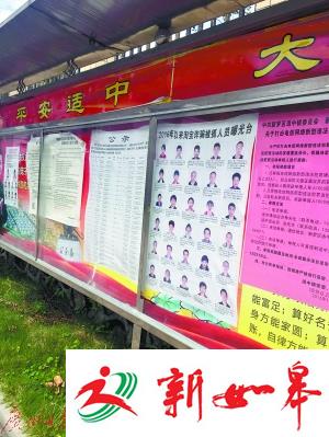 打击电信诈骗宣传栏显示多人行骗被抓。