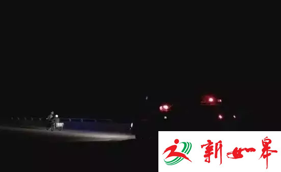 一位夜跑网友的