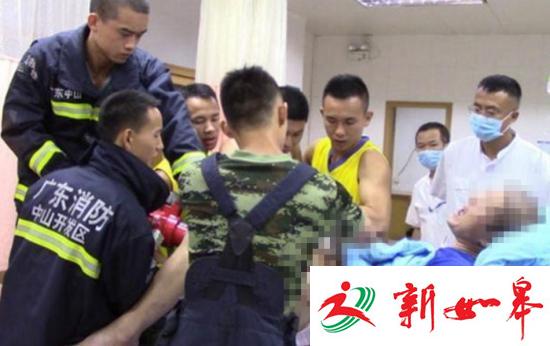 男子下身被强力磁铁夹4个多小时 现场堪比接生