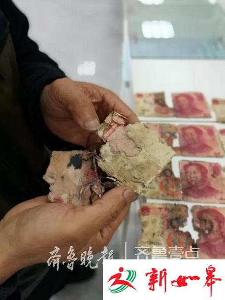 省吃俭用攒两万，泰安老太往土里埋！抢救回来一百块